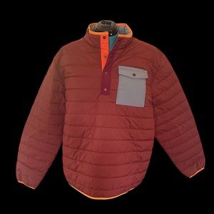 NWT Lands End Quilted quarter snap